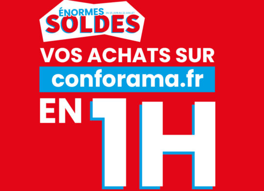 Achat sur conforama 1h