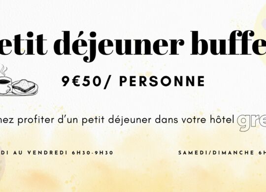 Petit déjeuner Greet Hotel