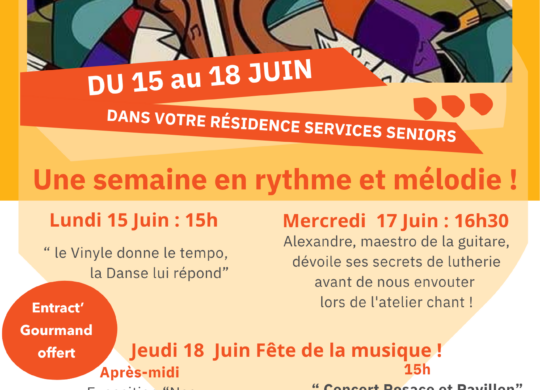 15 18 juin Semaine de la musique Domitys Orthez